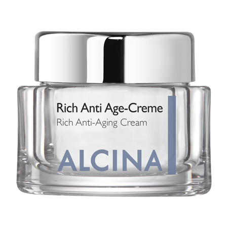 ALCINA For dry skin Rich Anti-Age Cream – bohatý protistarnúci krém pre zrelú, veľmi suchú pleť, 50 ml
