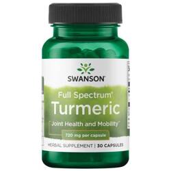 Swanson Full Spectrum Turmeric 720 mg 30 kapsúl