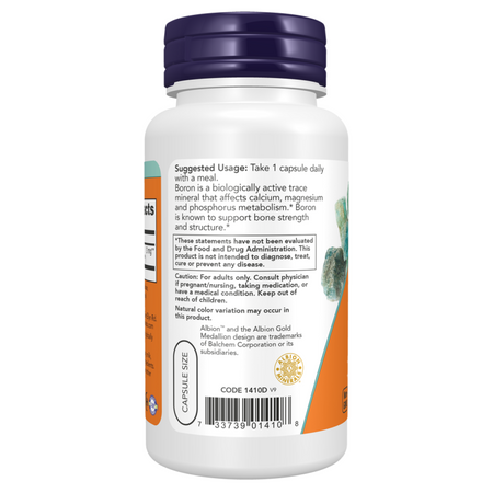 Now Foods Boron 3 mg 250 kapsúl