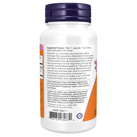 Now Foods Quercetin Phytosome 90 veg kapsúl