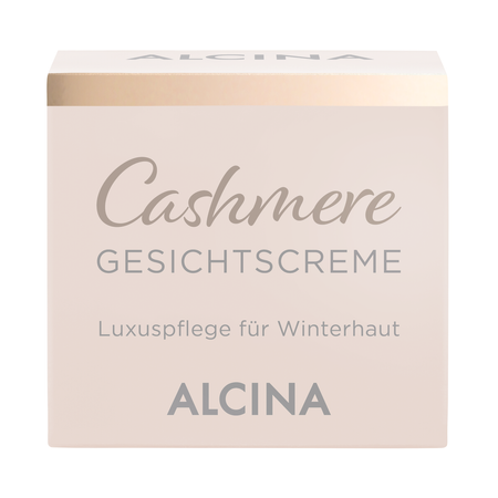 ALCINA Cashmere Face Cream – vyhladzujúci pleťový krém s kašmírovým extraktom pre suchú pleť, 50 ml