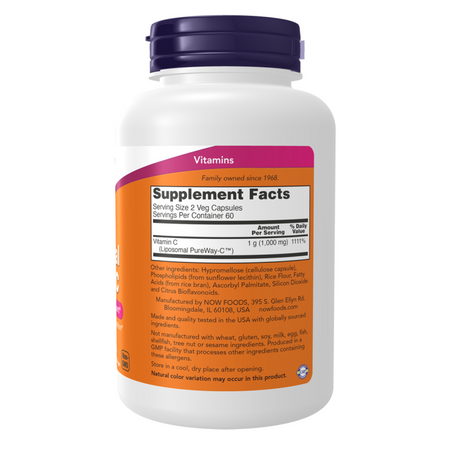 Now Foods Liposomal Vitamin C 120 veg kapsúl