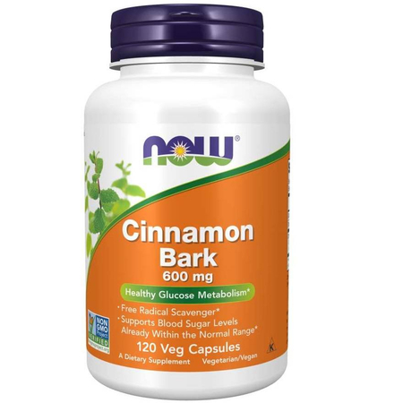 Now Foods Cinnamon 600 mg 120 kapsúl