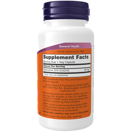 Now Foods Koenzym Q10 30 mg 240 kapsúl