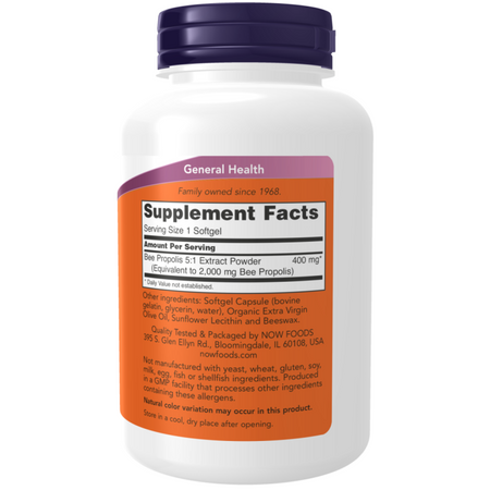 Now Foods Propolis 2000 5:1 Extract 90 kapsúl