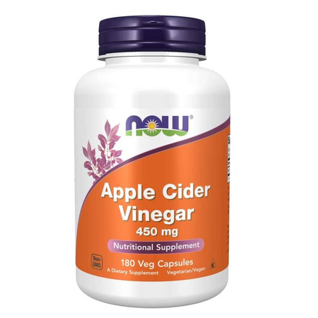 Now Foods Apple Cider Vinegar 450 mg 180 kapsúl
