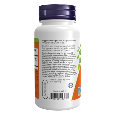 Now Foods Ľubovník (St. John's Wort) 300 mg Extract 100 veg kapsúl