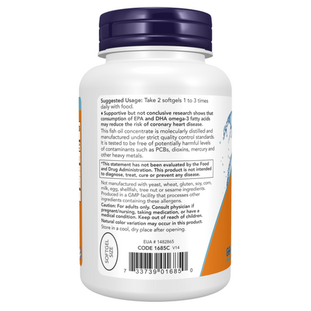 Now Foods Omega-3 Mini Gels Fish Oil 180 kapsúl