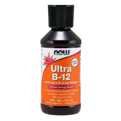 Now Foods Vitamín B12 Ultra Liquid 118 ml kapky