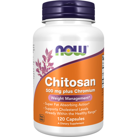 Now Foods Chitosan 500 mg plus Chromium 120 kapsúl