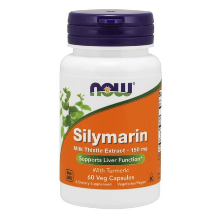 Now Foods Milk Thistle Extract 150 mg Silymarin 120 mg 60 kapsúl