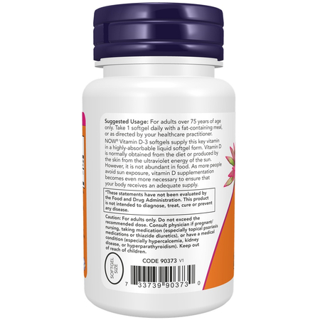 Now Foods Vitamín D3 4000 iu 240 kapsúl