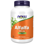 Now Foods Lucerna (Alfalfa) 650 mg 250 tabliet