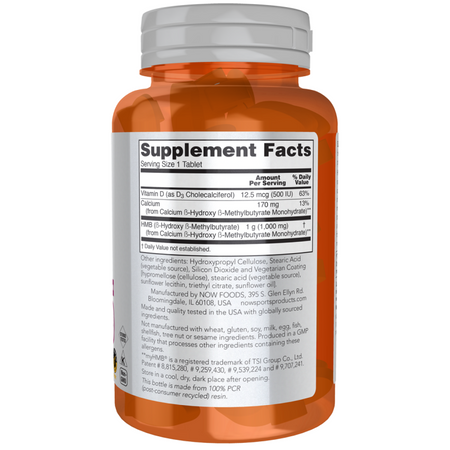 Now Foods HMB 1000 mg Double Strength 90 tabliet