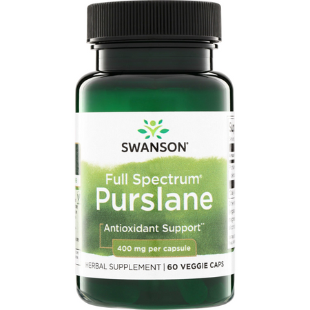 Swanson Full Spectrum Purslane 400 mg 60 kapsúl
