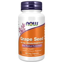 Now Foods Grape Seed 100 mg Extract 100 kapsúl