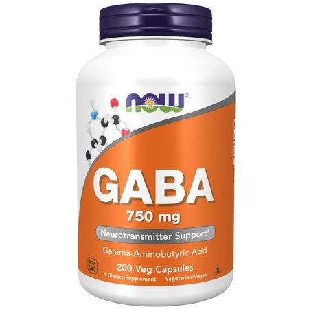 Now Foods GABA 750 mg 200 veg kapsúl