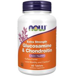 Now Foods Glucosamine a Chondroitin Extra Strength 60 tabliet