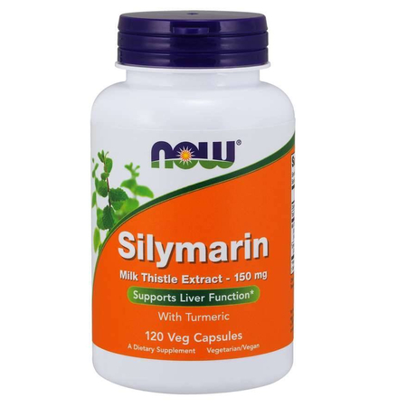 Now Foods Milk Thistle Extract 150 mg Silymarin 120 mg 120 kapslí