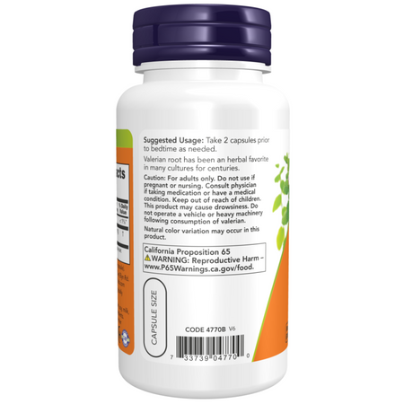 Now Foods Valerian Root 500 mg 100 kapsúl