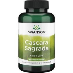 Swanson Cascara Sagrada 450 mg 100 kapsúl