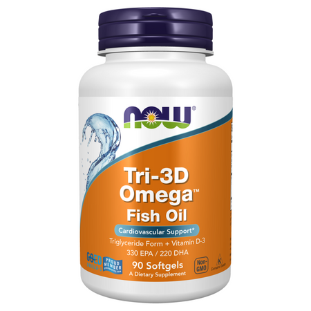 Now Foods Tri-3D Omega Fish Oil 90 kapsúl