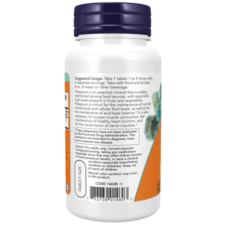 Now Foods Potassium Gluconate 99 mg 250 tabliet