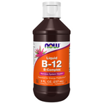 Now Foods Vitamin B-12 Complex Liquid 237 ml kapky