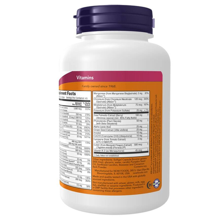 Now Foods ADAM Softgels Mens Multiple Vitamin 90 kapsúl