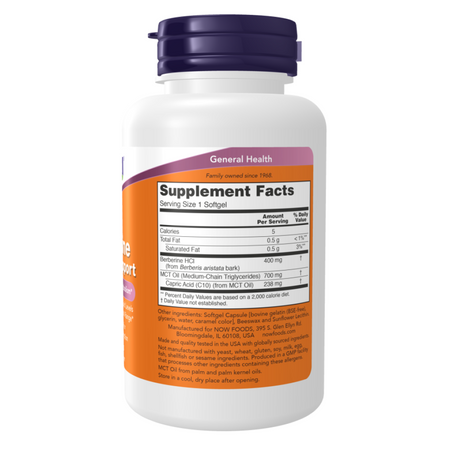 Now Foods Berberine Glucose Support 60 kapsúl
