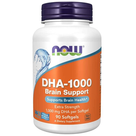 Now Foods DHA-1000 Fish Oil Extra Strength 90 kapsúl