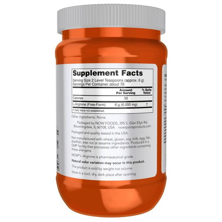 Now Foods L-Arginine Powder 454 g