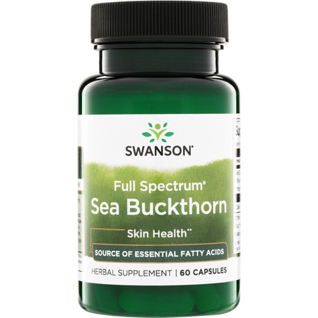 Swanson Full Spectrum Sea Buckthorn 400 mg 60 kapsúl