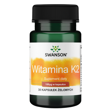 Swanson Vitamín K2 MK7 100 mcg 30 kapsúl