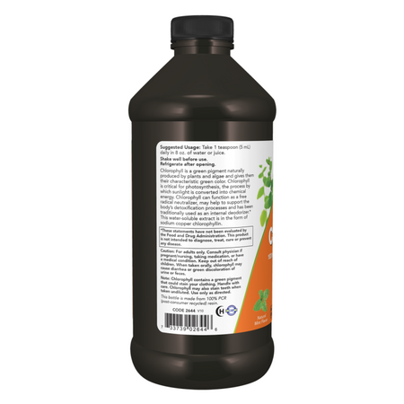 Now Foods Chlorophyll Liquid Mint 473 ml tekutý