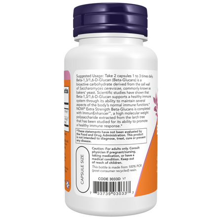 Now Foods Beta-Glucans Extra Strength 60 kapsúl