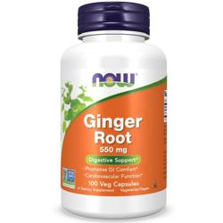 Now Foods Ginger Root 550 mg 100 veg kapsúl