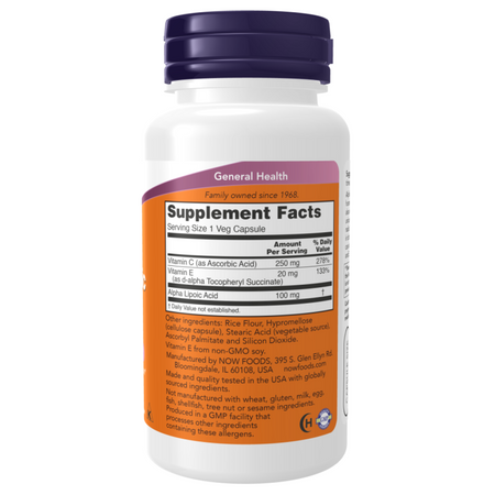 Now Foods Alpha Lipoic Acid 100 mg 120 kapsúl