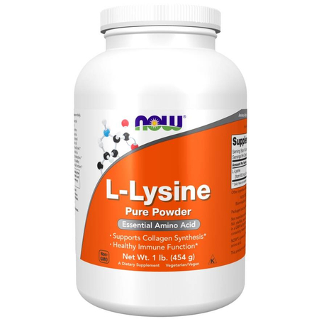 Now Foods L-Lysine Pudr 454 g