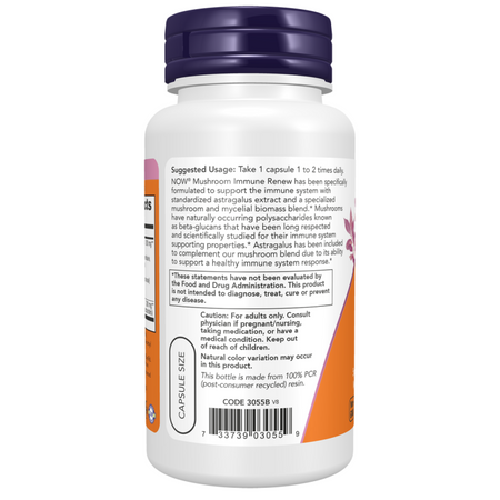 Now Foods Mushroom Immune Renew 90 kapsúl