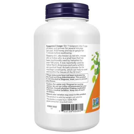 Now Foods Slippery Elm Powder 113 g