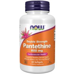Now Foods Pantethine Double Strength 600 mg 60 kapsúl