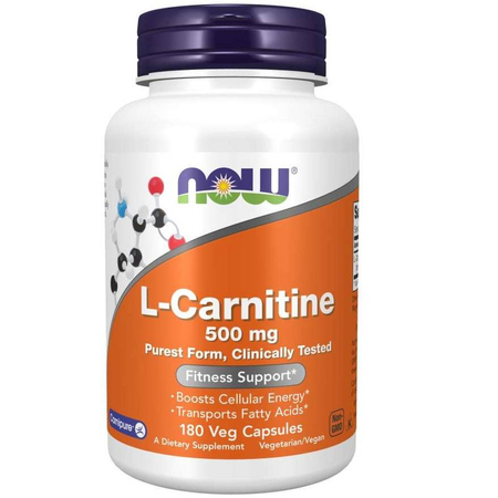 Now Foods L-Carnitine 500 mg 180 veg kapsúl