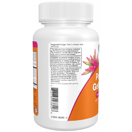 Now Foods Prenatal Gels + DHA 90 kapsúl