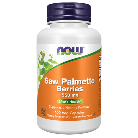 Now Foods Saw Palmetto Berries 550 mg 100 kapsúl
