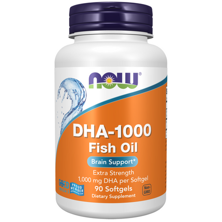 Now Foods DHA-1000 Fish Oil Extra Strength 90 kapsúl