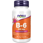 Now Foods Vitamín B6 100 mg 100 kapsúl