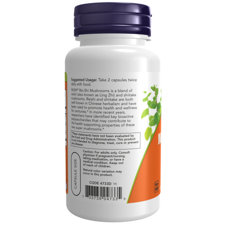 Now Foods Rei-Shi Mushroom 270 mg 100 veg kapsúl