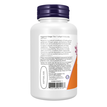 Now Foods Berberine Glucose Support 90 kapsúl