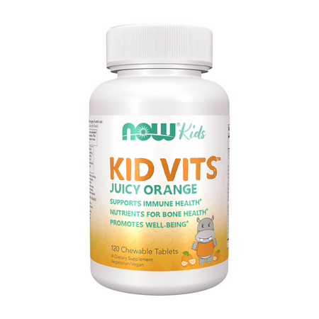 Now Foods Kid Vits Juicy Orange 120 tabliet